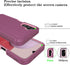 ONOLA Phone Case Compatible with Samsung Galaxy A14 5G with HD Screen Protector (2 Pack), Durable Shockproof 3-Layer Cover (WineRed Pink)...