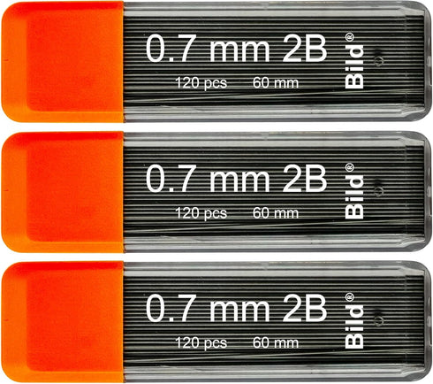 Bild Premium Mechanical Pencil Lead Refills (2B, 0.7 mm)...