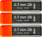 Bild Premium Mechanical Pencil Lead Refills (2B, 0.7 mm)...