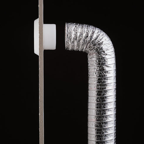 Deflecto Supurr-Flex Metallic Duct, Flexible Multi Layer Transition, Silver, 4" x 20' (F0420B/2)...