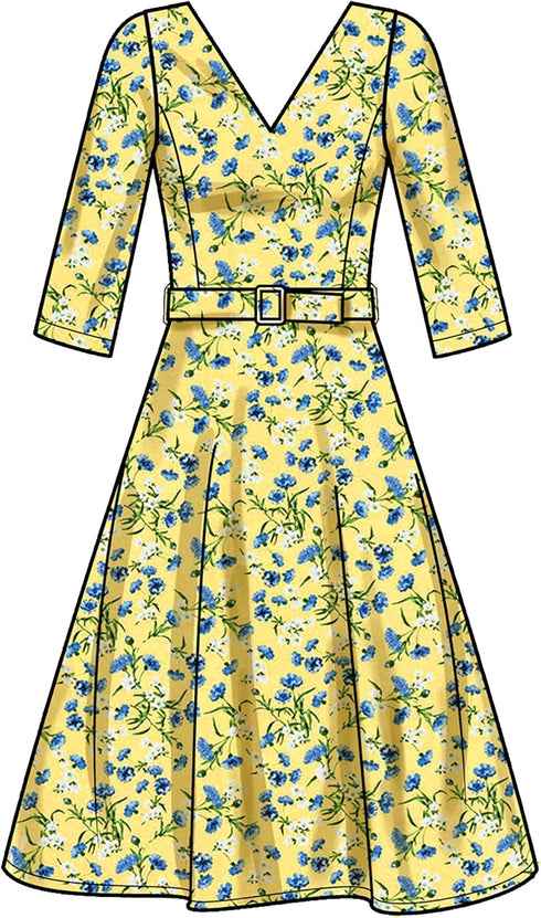 Simplicity Misses' Jacket and Dress Sewing Pattern Kit, Code S9473, Sizes 16-18-20-22-24, Multicolor...