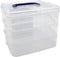 Teacher Created Resources Clear Stackable Storage Containers (TCR20449), 7"L x 6.5"W x 5.38"H...