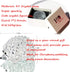H&D HYALINE & DORA Cut Clear Crystal Hedgehog Animal Figurine Collection Glass Ornament...