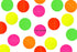 Midnight Glo Neon Paper Garland Circle Dots Hanging Decorations for Birthday Party Wedding Decorations Black Light Reactive UV Glow Party 78ft(6 P...