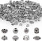 100g Silver Tibetan Beads Sterling Beads Silver Spacer Beads with Hole Metal Bead Caps Antique Silver Beads Spacers Craft for Bracelets Crafts Jew...