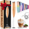 Zulay Powerful Milk Frother for Coffee with Powerful Motor - Handheld Frother Electric Whisk, Milk Foamer, Mini Mixer & Coffee Blender Frother for...