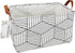 FANKANG Storage Basket,Nursery Hamper Canvas Laundry Basket Foldable with Waterproof PE Coating Storage, Office, Bedroom, Clothes,Toys (L, REC-Dia...