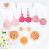 Puocaon Boho Polymer Clay Cutters - 5 Pcs Floral Clay Cutters for Polymer Clay Jewelry Making, Retro Dangle Earring Clay Jewelry Cutters, Embossed...