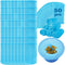 50 Pack Pool Skimmer Socks,Blue Pool Filter Socks for Skimmer Basket for Above Ground and Inground Pool Fine Mesh Screen Pool Skimmer Scum Socks S...