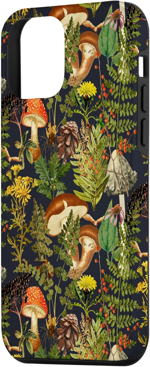 iPhone 12 mini Mushroom woodland scene elderberries fungi nature shrooms Case...