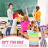 Sabary 48 Pcs Welcome Back to School Pencils Rubber Bracelets Back to School Supplies Set School Party Favors First Day of School Gifts for Kids K...