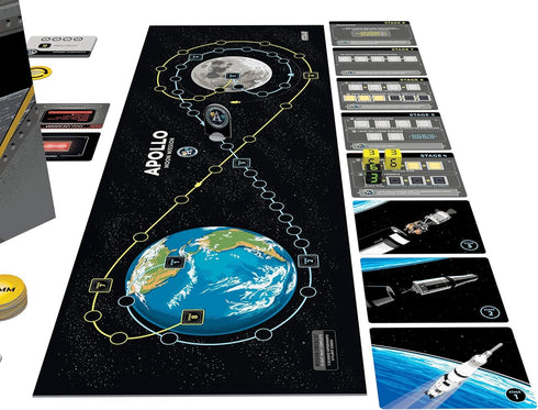 Buffalo Games - Apollo Games (NASA) - Long Play Strategy Game - Great for Game Night - Space Mission...