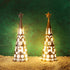 Juegoal 11.6 Inch Lighted Christmas Table Decorations with Star, Cone Shaped 10 LED Lights Battery Operated, Indoor Xmas Holiday Wedding Party Tab...