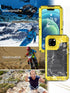 Unitedtime for iPhone 12 Case Waterproof with Built-in Screen Protector Full Body Rugged Hard Silicone, Military Grade Shockproof Dustproof Protec...
