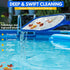 Flexzion Swimming Pool Net Replacement - Fine Mesh Pool Skimmer Net, Durable Plastic Pond Net Skimmer, Leaf Skimmer Net for Pool Cleaning, Spa, or...