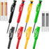 Hiboom 4 Pack Mechanical Carpenter Pencils with 24 Refills, 2.8 mm, Multicolor, Unisex...
