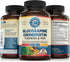 Glucosamine Chondroitin MSM Turmeric Boswelia - Joint Support Supplement. Helps with Inflammatory Response, Occasional Discomfort Relief for Knees...