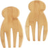 Totally Bamboo Salad Hands – Bamboo Salad Serving Utensils for Serving & Tossing...
