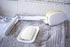 Bathroom Sponge on Handle, 8-9 (1pk), White...