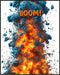 Posterizer 1 pcs-A comic book style explosion with the word BOOM -2-Art in Pop Style Gift for Superhero, Comic Book Fans Decor for Game Room or Ma...