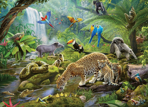 Ravensburger Rainforest Animals 60-Piece Jigsaw Puzzle | Engaging and Educational Fun | Perfectly Fitting Unique Pieces | Durable for Repeat Use |...