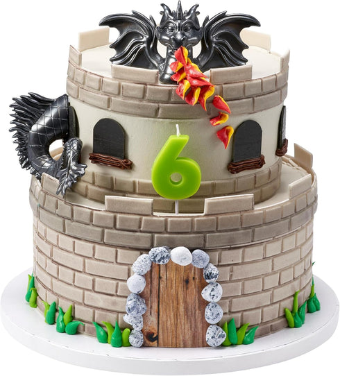 Decopac Dragon Creations Cake Decorations - Cake Topper, Gray...