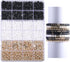 Ahouws 3020pcs Clay Beads for Bracelet Making, 4 Colors Clay Beads for Jewelry Making Supplies Charm Friendship Bracelet Kit with Gold Beads for J...