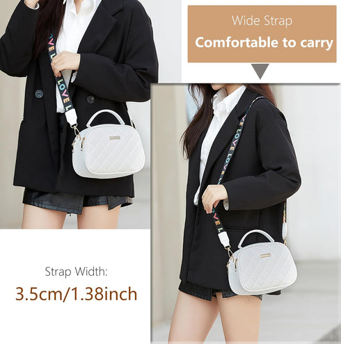 PORT&LOTUS Small Handbags for Women Fashion Top-handle Women's Bags Crossbody Purses for Women...