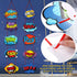 Poen Hero Themed Party Decorations Large Hero Action Sign Fun Cutouts Super Theme Birthday Baby Shower Party Supplies Back to School Classroom Dec...