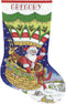 Design Works Crafts Balloon Ride Counted Cross Stitch Stocking Kit, White...