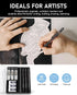 Nicpro 0.9 Metal Mechanical Pencil Set with Case, 3PCS Hevey Duty MP2000 Lead Pencil With 6 Tube HB Lead Refills 0.9mm, Erasers, Weatherproof Barr...
