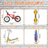 Skylety 31 Pieces Mini Finger Toys Set for Boy Girl includes 6 Finger Skateboards, 4 Finger Bikes, 2 Mini Scooters 4 Swing Board 8 Matched Wheels ...