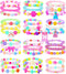 PinkSheep Toddler Bracelets for Girls Jewelry: 36 Pcs Bluk Little Girl Bracelets, Cute Toddler Bracelets for Girls 2 3 4 5 6 7 Years Old - Princes...