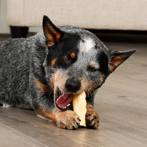 Cowcheek Rolls 4" Dog Chew Treats - Natural Flavor, 6 Count/1 Pack...