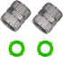 Garden Hose Adapter, Easy to Use, 2 Pack No Lead Metal 3/4 Inch Female to Female Connectors Fittings with 2 Extra Silicone Washers...