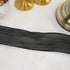 Black Wired Ribbon 2.5 Inch x 10 Yard Metallic Sheer Wired Ribbon Crinkle Wired Ribbon for Wreaths and Bows, Rustic Wedding, Gift Wrapping, Farmho...