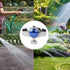 Hourleey 360 Degree Metal Spot Sprinkler, Lawn Sprinklers for Yard, Circle Pattern Sprinkler with Gentle Water Flow for Small Area Yard Lawn Garde...