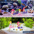 Mermaid Fish Tank Decor 4Pcs Lovely Cartoon Mermaid Figurines Aquarium Decorations Gifts Aquarium Desk Mermaid Thematic Ornaments...