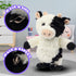 Easfan Walking Cow Repeats What You Say Stuffed Animal Talking Singing Barking Electric Interactive Plush Toy Funny Cattle Birthday for Kids Toddl...