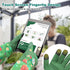 Gardening Gloves for Women, Rose Gloves Gardening Thorn Proof, Long Garden Gloves for Women, Durable and Comfortable Leather Gauntlet (Large, Gree...