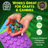 PJ BOLD Marijuana Leaf Gummy Molds Silicone Candy Mold Kit - 3 Pack...