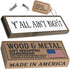 Wood & Metal Southern Sign – Weatherproof Indoor Outdoor Wall Decor – Rustic Charm with "Y’all Ain’t Right" – Gift-Wrapped & Ready to Give...