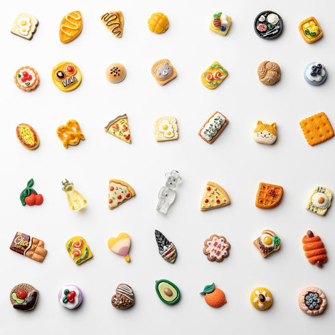 Slime Charms Food Cute Set - Mixed Lot Assorted Food Resin Flatback Cute Sets for DIY Crafts Making,Decorations,Scrapbooking,Embellishments,Hair C...