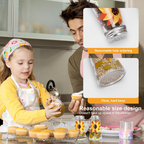 Grant Howard 39013 Hand Painted Tapered Salt and Pepper Shaker Set, Sunflowers, Yellow...