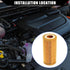 No.06L115562 Engine Oil Filter for Volkswagen Golf 2015 / Inner Transmission Oil Filter/Durable / 1 Set Yellow...