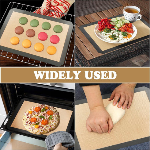 Macaron Silicone Baking Mat, Macaron Mat Almond muffin chocolate chip cookies 48 Capacity (grey)...