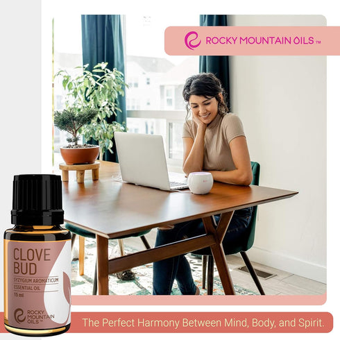 Rocky Mountain Oils Clove Bud Essential Oil - Aromatherapy Diffuser Oils, Topical Massage Oil for Massage Therapy, and Home - 15ml...