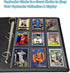 Toploader Binder Pages for Trading & Sports Card Toploader Storage, 9 Pocket Double-Sided Toploader Binder Sheets for TCG Toploaders, 252 Pockets...