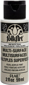 FolkArt multisurface pearl paint, 2 oz, White...