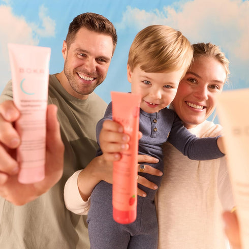 Boka Fluoride Free Toothpaste- Nano Hydroxyapatite, Remineralizing, Sensitive Teeth, Whitening- Dentist Recommended for Adult, Kids Oral Care- Str...